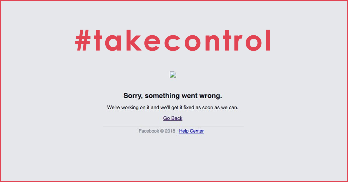 Your business is at risk if you keep ignoring the warnings: don't use Facebook as your website