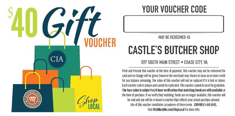 image of voucher code from Shop Local VGA