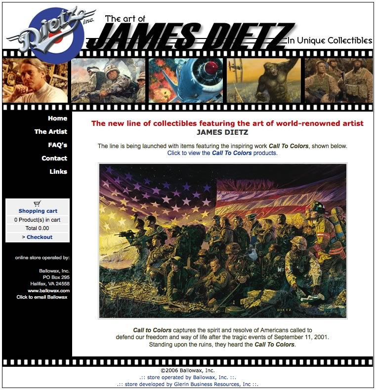 #TBT 2006 artist James Dietz online store