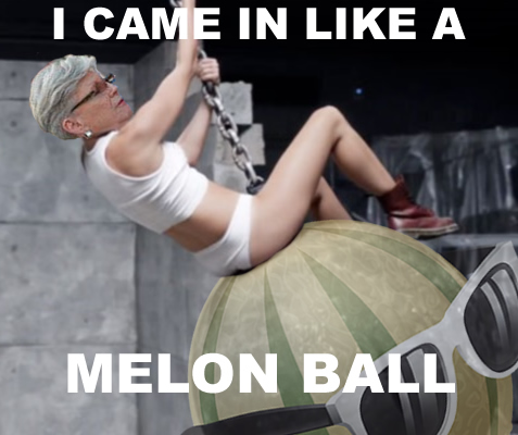 "I came in on a melon ball" festival social media campaign
