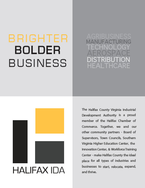 Halifax County Industrial Development Print Ad