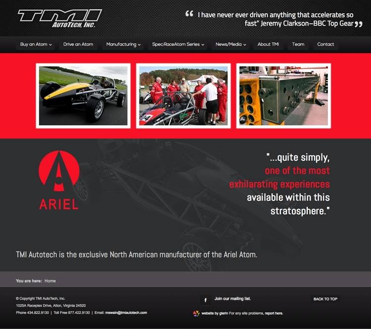 TMI Autotech Website Design