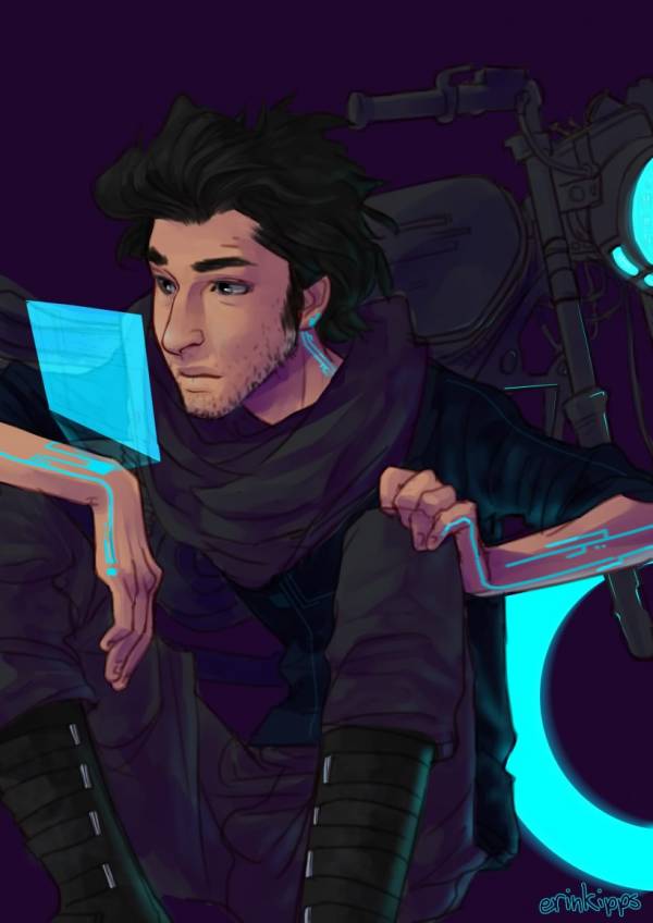 Cyberpunk Portrait Illustration