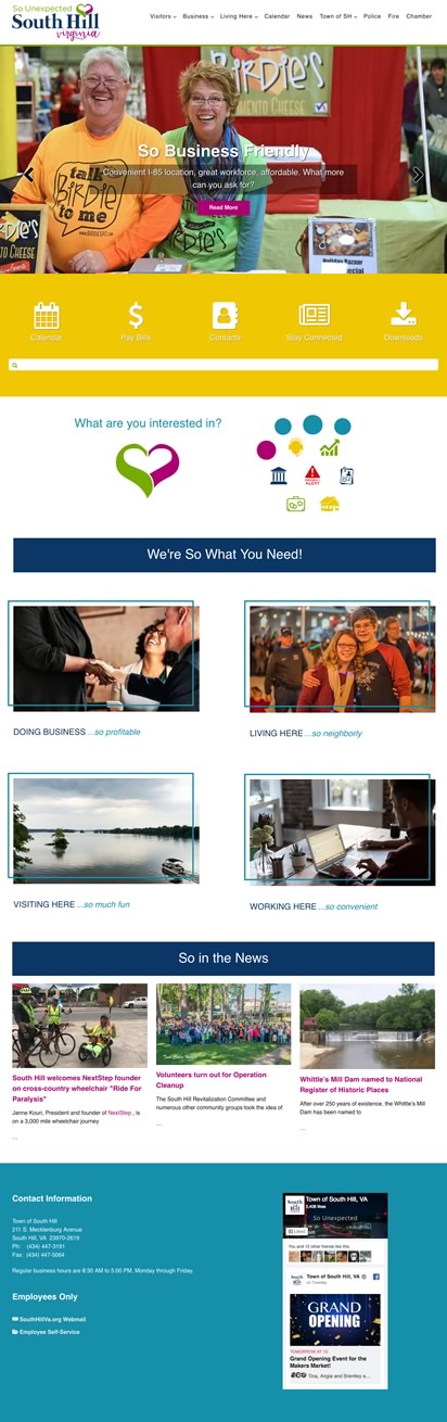 Town Rebranding & Web Design