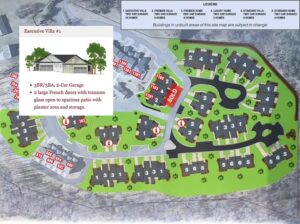 Townhome community interactive site map
