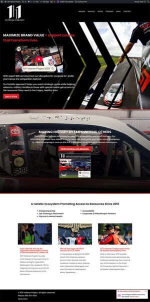 11/11 Veteran Project website