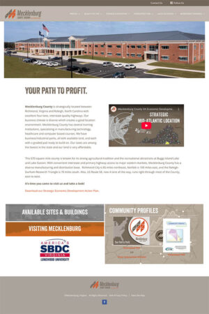 Economic Development website